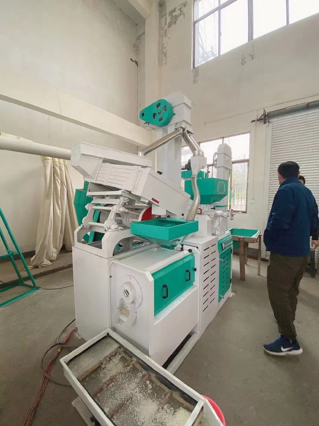 15 Tpd Combined Rice Husk Peeling Machine/Rice Mill Machine