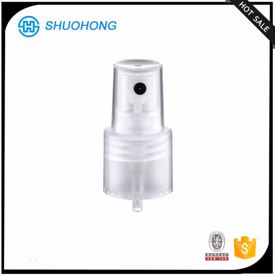 Black Plastic Fine Mist Sprayer with PP Cap, Black Cleanser Liquid Mist Sprayer Pump