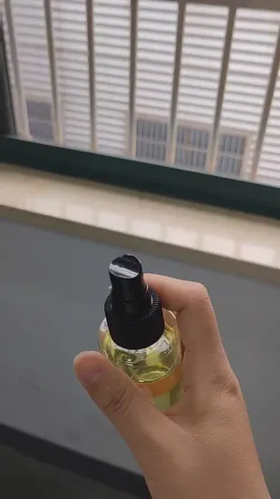 Black Plastic Fine Mist Sprayer with PP Cap, Black Cleanser Liquid Mist Sprayer Pump